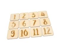 YARNOW 12 Pièces Cartes de Mensuelles Garçon Fille Ensemble de Accessoires Photos Souvenirs de Naissance pour des et Partage Réseaux Sociaux