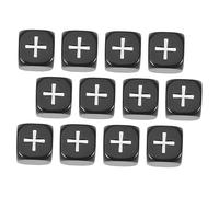 YARNOW 12 Pièces Dés de Mathématiques pour Éducation Accessoires de Jeu et Enseignement Amusants pour Écoles et Fêtes