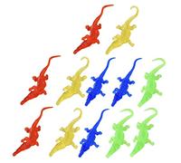 YARNOW 12 Pièces Extensible Adorable pour Garçon Fille Lot de Alligators Résistants et Gluants Jouets Amusants Stress Couleurs Aléatoires pour Jeux et Couleur Aléatoire