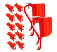 YARNOW 12 Pièces Golf Putter Clamp Clips for Bag Plastic Organizer Lightweight Portable Design Enhancing Comfort and Easy Attachment