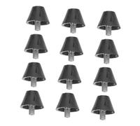 YARNOW 12 pièces Lot de Crampons de Rechange Nylon pour Chaussures de Football Antidérapants et Résistants Adaptés Aux Terrains Herbe Naturelle et Synthétique