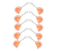 YARNOW 12 Pièces trousseau de dentier porte-clés dent Kedschains décoratifs porte-clés drôle Histes d'Halloween Charme porte-clés cool pour les hommes porte-clés de sac Acier inoxydable