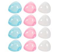 YARNOW 12pièces Boîte de Rangement pour Tétines Garçon Fille Étui Transparent Protection Organisateur de Tétines avec Couvercle Contenant Voyage pour Sucettes