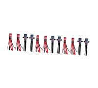 YARNOW 12pièces Windsock Polyester Décoratif Résistant Au Vent pour Halloween Accessoire De Décoration De Festival Automne