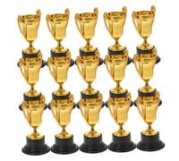 YARNOW 15 Pièces Petit Trophée Doré Faire La Fête Avec Trophée Des Enfants Prix Trophée Plus Petite Coupe Trophée Gravé Trophée D'or Du Concours Personnalisé Gagnant Pour Plastique