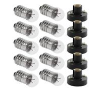 YARNOW 15 pièces Support de Lampe Éducatif avec Ampoules Bases de Douilles à Vis pour Expériences de Physique et Enseignement des Principes Électriques