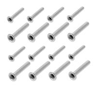 YARNOW 16 pièces Rivets Umbrella Accessoires de Réparation Universels pour Cadres de Parasol Renforcement de Stabilité et Compatibles avec Umbrellas Pliants