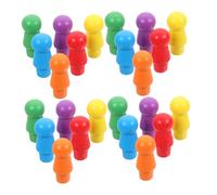 YARNOW 180 Pièces Bois Multicolores pour Jeu de Société Remplacement pour Dames Chinoises et Échecs Volants Accessoires Stratégiques Bois pour Garçon Fille et Loisirs Familiaux