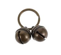 YARNOW 1ensemble Collier à Cloche pour Animaux De Compagnie De Deux Grelots Élégants pour Colliers De Chiens Et Chats Accessoires Pratiques Et Sûrs pour Visibilité Accrue Style