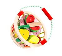 YARNOW 1Ensemble Coupe De Fruits pour Garçon Fille De Panier Fruits pour Jeux De Rôle Et Éducation De Cuisine Éducatif