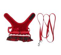 YARNOW 1ensemble Harnais et Laisse pour Lapin Réglables Confortable et Respirant pour Petits Animaux Kit Laisse et Harnais pour Lapins Chats et Hamsters Adapté aux Sorties Extérieur