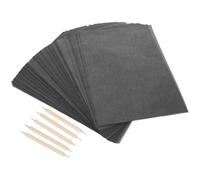YARNOW 1ensemble Papier de Transfert Graphite Outils Papier de Traçage Noir pour Dessin Transfert Images sur Bois Toile et Autres Surfaces Créations Parent-garçon Fille et Bureaux