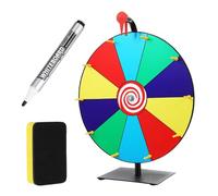 YARNOW 1Ensemble Roue de Prix Effaçable à Sec pour Jeux et Fêtes Accessoires pour Événements et Divertissements