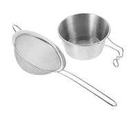 YARNOW 1ensemble Set De Passoires Acier Inoxydable Avec Poignée Pour Filtration Des Aliments Et Friture Pour Cuisine Et Fondue