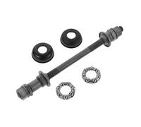 YARNOW 1Ensembles Moyeu de Vélo Arrière Roulement à Billes Arbre Robuste et Kit Compatible pour Vélos de Montagne Accessoire de Réparation Vélo Finition Grise