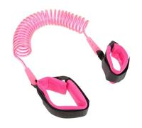 YARNOW 2.5m Corde De Traction Pour Garçon Fille Bracelet Anti-perte Anneau Élastique Ceinture Harnais Pour Voyage Rose