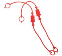 YARNOW 2 Ensembles Bouchons Anti-Poussière Coupleur Rapide Hydraulique 1/4 Rouge Plastique Connecteur NPT Protection Agricole