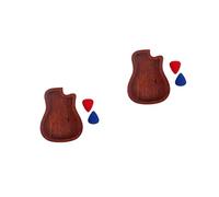 YARNOW 2 Ensembles Étui pour Médiators De Guitare Support Assorti Boîte De Rangement pour Médiators De Guitare Plateau pour De 2 pièces * 2 Couleur