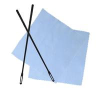 YARNOW 2 ensembles Kit Entretien Flûte Traversière Portable avec Tiges de Nettoyage Précises et Chiffon de Polissage Compact et pour Musiciens et Débutants Entretien Couleur Aléatoire