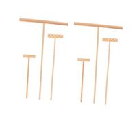 YARNOW 2 Ensembles Mini Râteaux Décoratifs pour Table de Sable de Outils Zen pour Aménagement Paysager et Accessoires de Micro Paysage Élégants pour Détente et Créativité