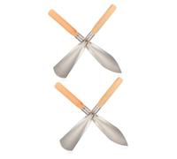 YARNOW 2 Ensembles Pelle Tranchée Trancheuse Usine Cultivateur Tondeuse Trou Outils Jardinage Kit Jardinage Dim Truelle De Repiquage Truelle À Main De Jardin Acier Inoxydable 2 Pièces * 2
