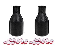 YARNOW 2 Jeux de dés Professionnels avec dés pour Jeux de Table | Prise en main étroite, marquage facile, chiffres rouges imprimés clairement, démoulage facile des pois de comptage