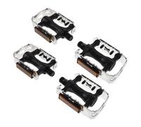YARNOW 2 Paires Pédales Aluminium Plateforme Stable Antidérapante Légeres et Durables pour VTT Route et Usage Urbain