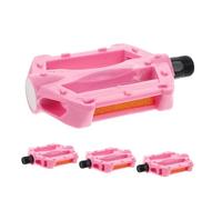 YARNOW 2 Paires Pédales Garçon Fille Antidérapantes Plastique et Résistant Colorées pour Garçon Fille Grip Sécurisé pour VTT