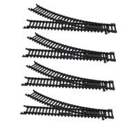 YARNOW 2 Paires Rails de Train Flexibles pour Garçon Fille Accessoires de Circuit de Train Électrique Kit de Réparation Ponts et pour Construction Amusante et