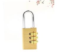 YARNOW 2 pièces à Code Portable Alliage de Zinc Serrure à Combinaison Chiffres pour Valise Sac à Dos Casier et Voyage Robuste et Couleur Laiton