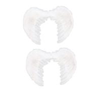 YARNOW 2 pièces Ailes Ange Blanches pour Garçon Fille Ans Costume Cosplay et Confortable Accessoire de Fête Adorable pour Déguisement
