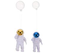YARNOW 2 Pièces Aménagement Paysager d'un Aquarium Pilote Décors D'aquarium Chauffage Figurine Grand Aquarium Ornements De l'espace Ornement D'astronaute Flottant Science Résine
