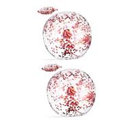 YARNOW 2 pièces Ballon de Plage Gonflable à Sequins Lumineux pour Piscine et Fêtes été Facile à Gonfler et Transporter pour Garçon Fille et Activités Plein Air