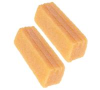 YARNOW 2 Pièces Bloc Nettoyant pour Papier de Verre pour Skateboard, Gomme de Nettoyage Abs Jaune, Enlève la Poussière Les Taches, pour Grip Tape et Planche Longue, Skateboard