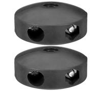 YARNOW 2 Pièces Bouchon Caoutchouc Solide pour Enrouleur de Tuyau Accessoire Limiteur de Butée pour Enrouleur Automatique Rétractable Remplacement pour Garage Atelier Jardin