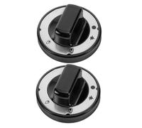 YARNOW 2 Pièces Boutons Cuisinière Gaz Bakélite Rouge Résistants à Haute Température pour Plaques Grills et Fours Design Antidérapant et Lot
