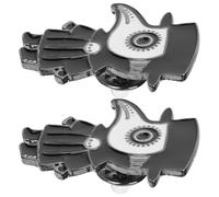 YARNOW 2 pièces Broche Émail Médecin Peste Épinglette Punk Style pour Vêtements Femme et Résistante Accessoire Mode pour Écharpe et Veste