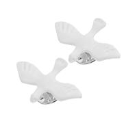 YARNOW 2 pièces Broche Paix de Résistante Épingle Spirituelle pour Communion Baptême Confirmation Accessoire Pudeur Robes 2pcs