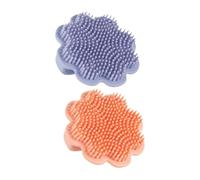 YARNOW 2 Pièces Brosse à Shampooing Garçon Fille Brosse Silicone pour Élimination Crânienne et Scrubber Antipelliculaire Peigne de Bain Doux pour Nourrissons Massager de Inférieur