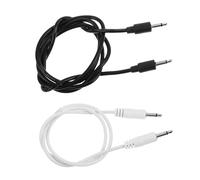 YARNOW 2 Pièces Câbles Patch Mono Pour Synthétiseur Synchronisation Horloge Haute Précision Câble Modulaire Durable Transmission Audio Professionnelle Pour Studio et Scène