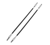 YARNOW 2 pièces Cordes de Queue pour Violon Acier avec Corde Antidérapante Accessoires de Réparation pour Violon Adulte Installation Facile et Réglage Précis