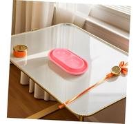 YARNOW 2 Pièces Double Pet Feeding Bowls with Stable Base Ant Design Plastic Food and Water Dish for Cats and Dogs