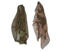 YARNOW 2 Pièces Écharpe Camouflage Homme Voile Camouflage en Maille Coton Séchage Rapide Protection UV pour Femmes Voyageuses, Chasse et Wargames