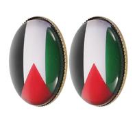 YARNOW 2 pièces Épingle Drapeau Palestine Métal Petit Lot de Broches Légères Décoratives pour Vêtements Sacs