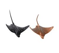 YARNOW 2 Pièces Figurines Plastiques de Décoratives pour Aquarium Modèles Danimaux Marins Réalistes pour Décoration de Paysage sous Marin