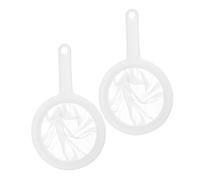 YARNOW 2 Pièces Filet D'aquarium pour Crevettes Artémia, Tamis Réutilisable en Nylon PP Mailles 80 et 200 pour Élevage Rapide et Filtration de Lait de Soja