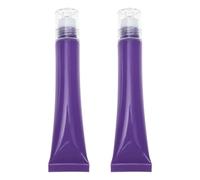 YARNOW 2 Pièces Flacon Roller Vide 20g en Plastique pour Visage Bille Inoxydable, Portable pour Usage Quotidien et Huiles Essentielles