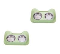 YARNOW 2 Pièces Fournitures pour Animaux Lettre Une déco de Table gamelle pour gamelle pour Chat Bol d'alimentation pour Animaux de Compagnie Le Chat Bol pour Animaux de Compagnie
