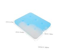 YARNOW 2 Pièces Ice Packs Reusable Cooling Blocks for Outdoor Camping and Picnics Tear Resistant Large Capacity Freezer Packs for Food Preservation