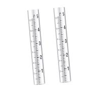 YARNOW 2 Pièces Jauge à Neige Pluviomètre Numérique Pluviomètre Instrument Météorologique Pluviomètre De Jardin Tasses à Mesurer en Verre Précipitations Pluviomètres Précision Ornements
